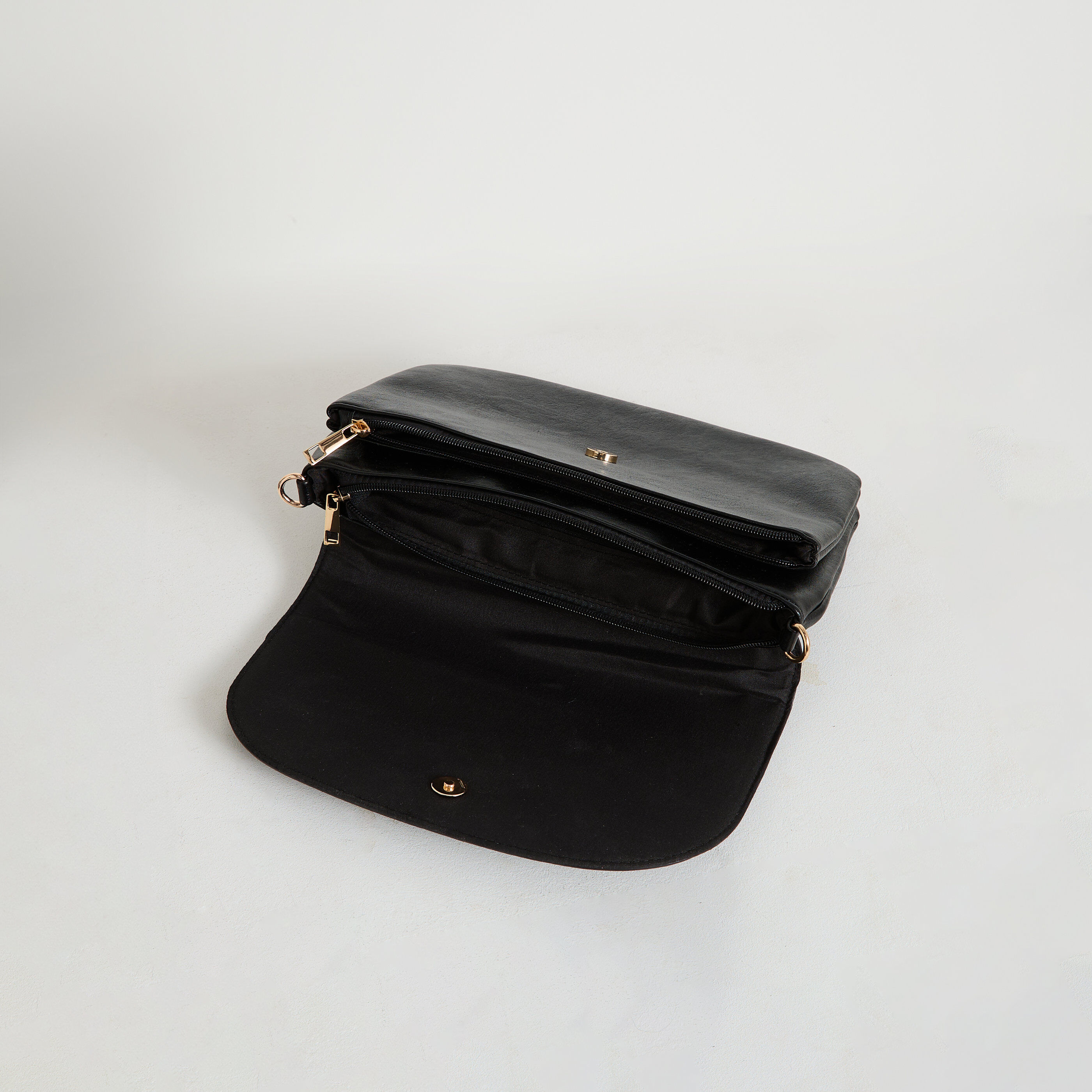 Sac zipp&eacute; &agrave; rabat femme