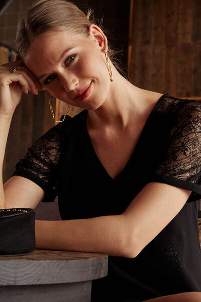 Robe noire femme