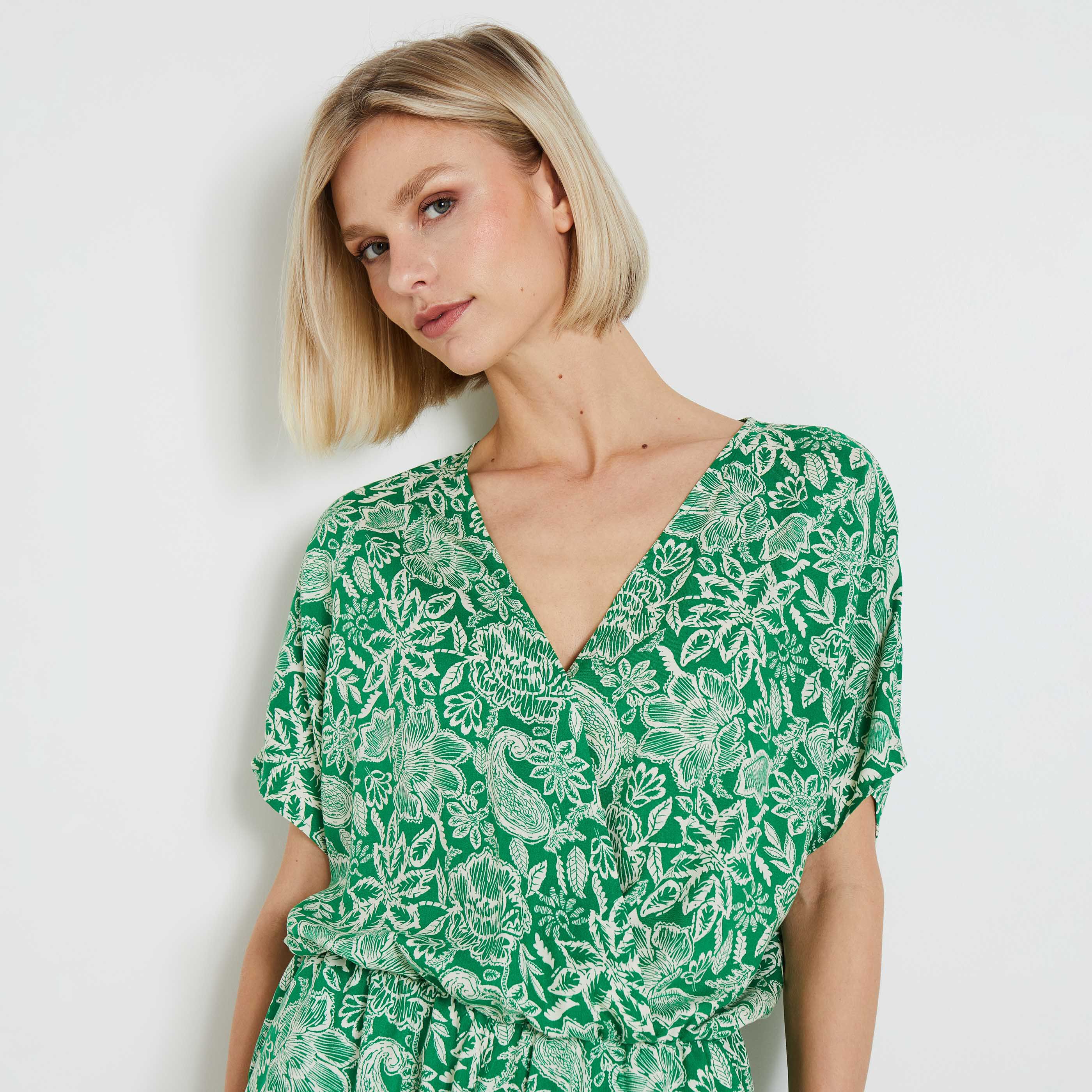 Combishort imprim&eacute;e femme