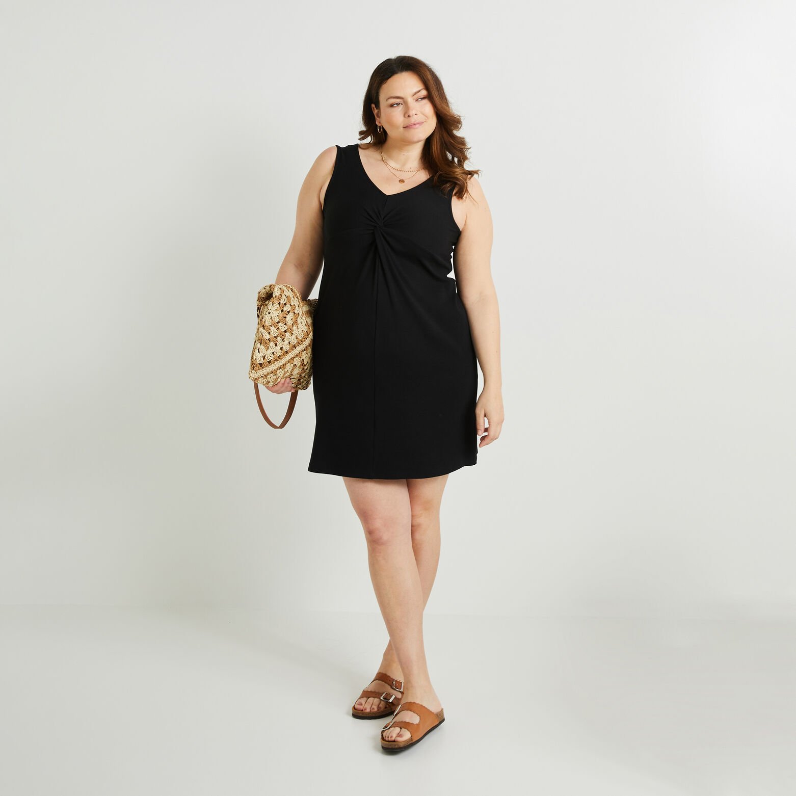 Robe maille femme