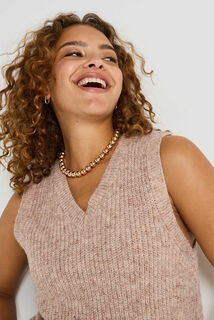 Pull sans manches femme