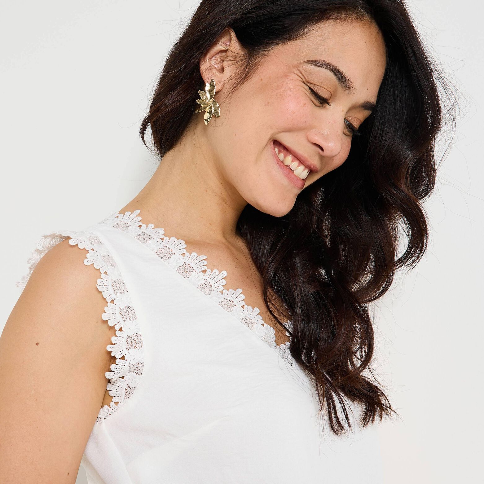 Blouse sans manches femme