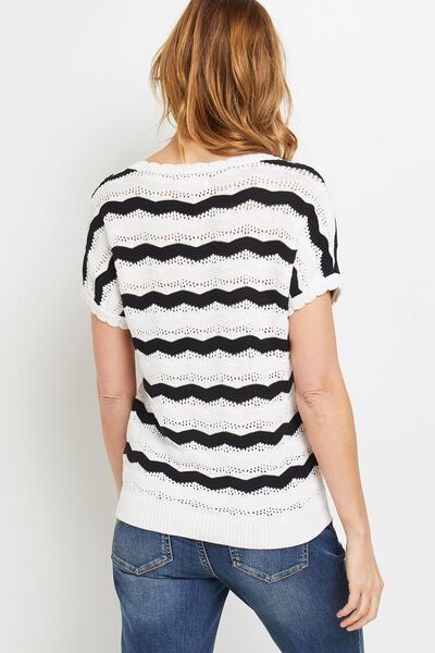 Pull ajouré femme
