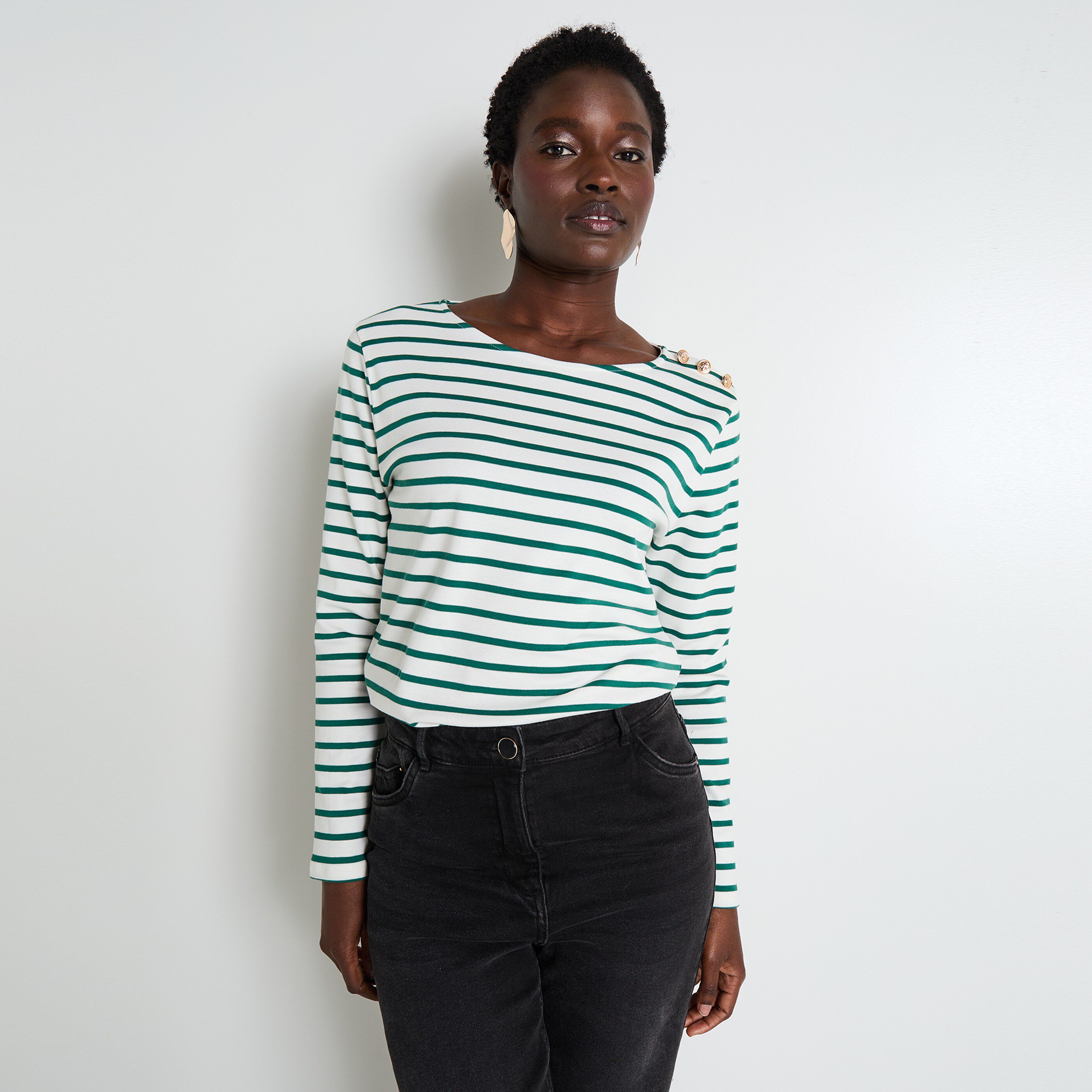 T-shirt marini&egrave;re femme