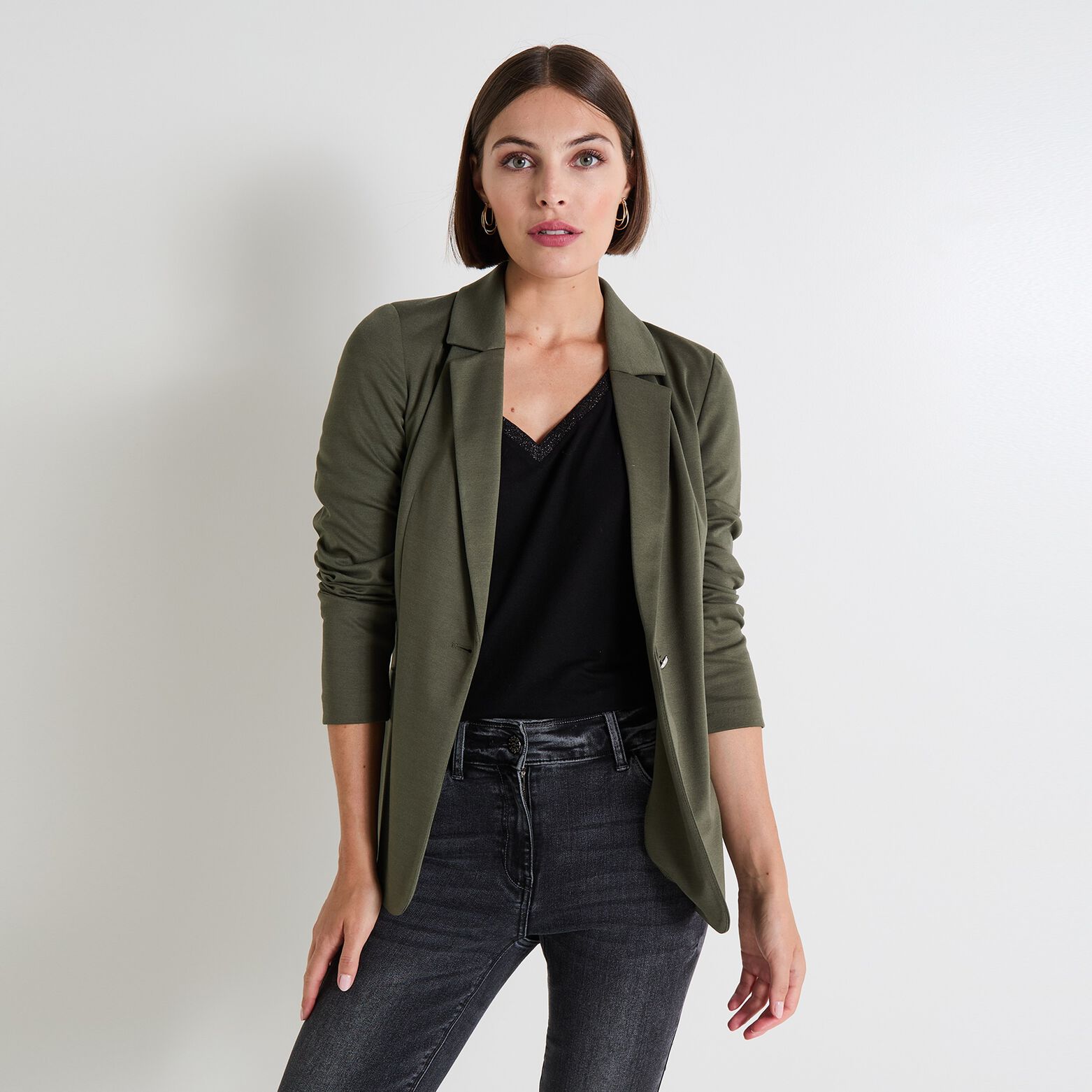 Blazer maille femme