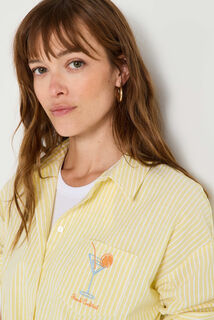 Chemise rayée femme