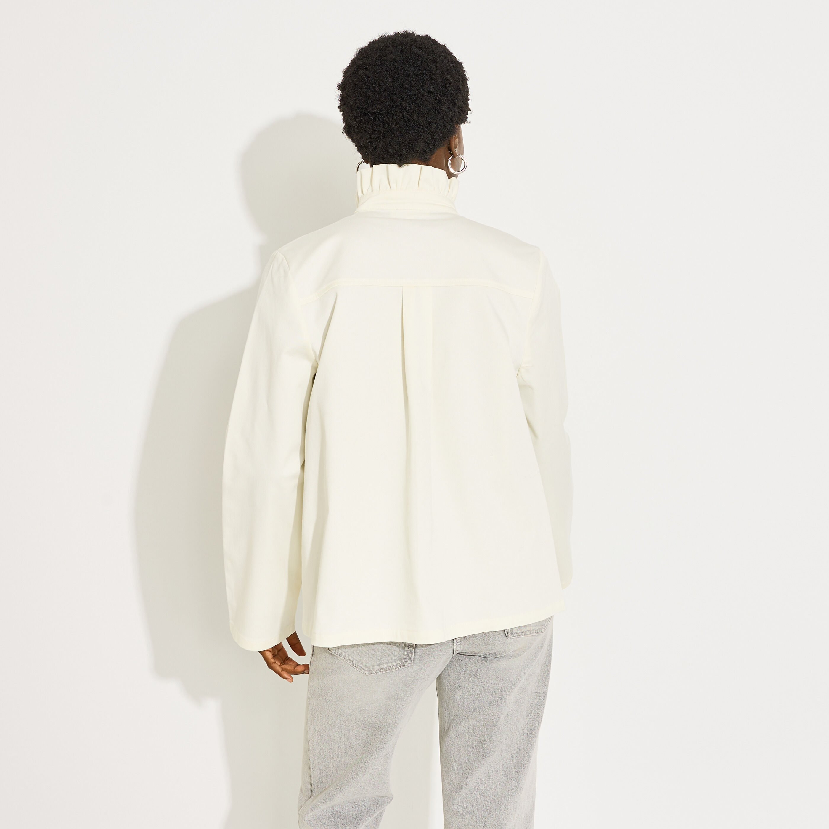 Veste col montant femme