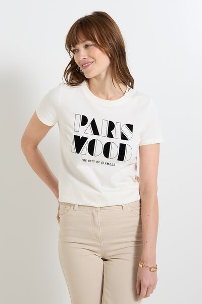 T-shirt col rond femme