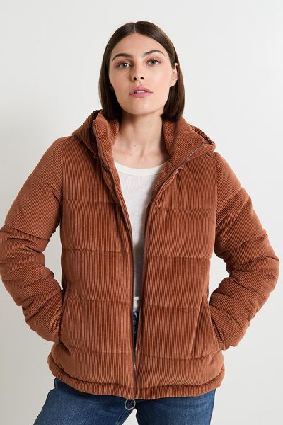 Manteau capuche femme