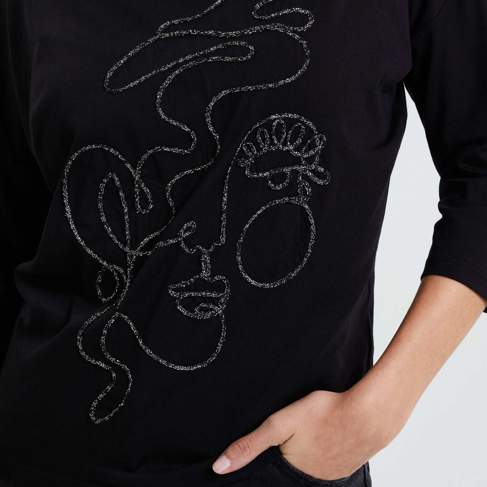Tshirt manches 3/4 femme
