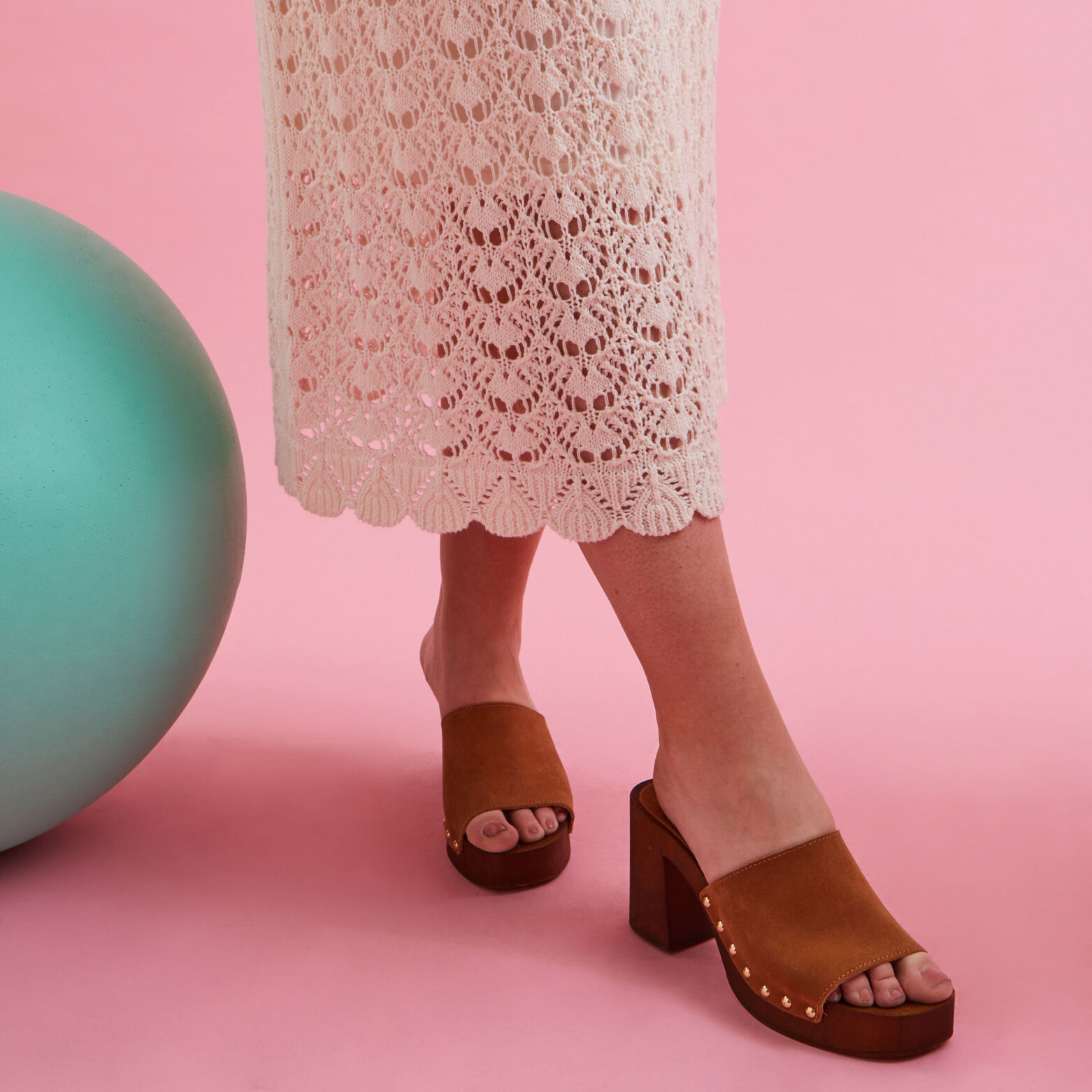 Jupe en crochet femme