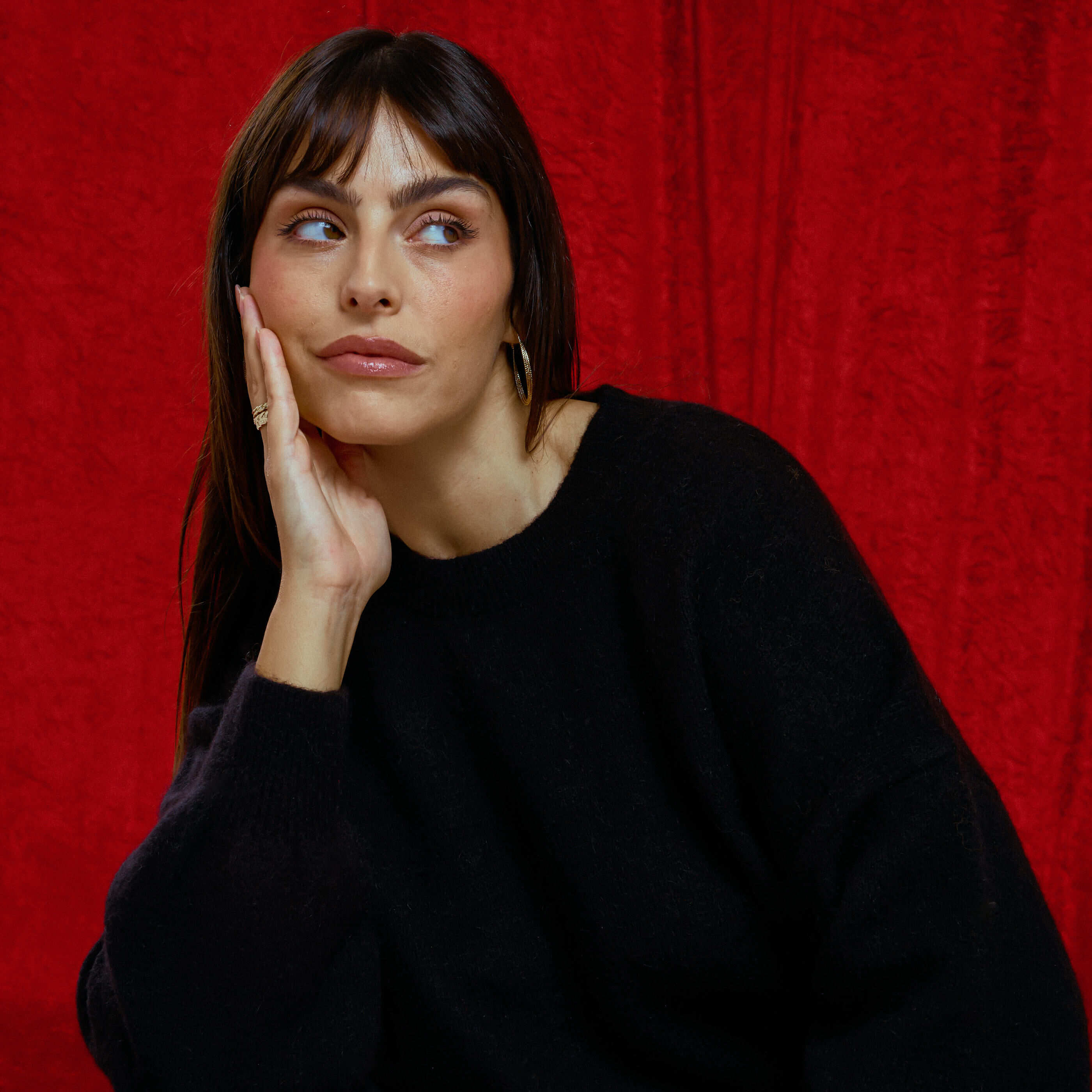 Pull premium &agrave; col rond femme 