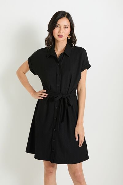 Robe col chemise fremme