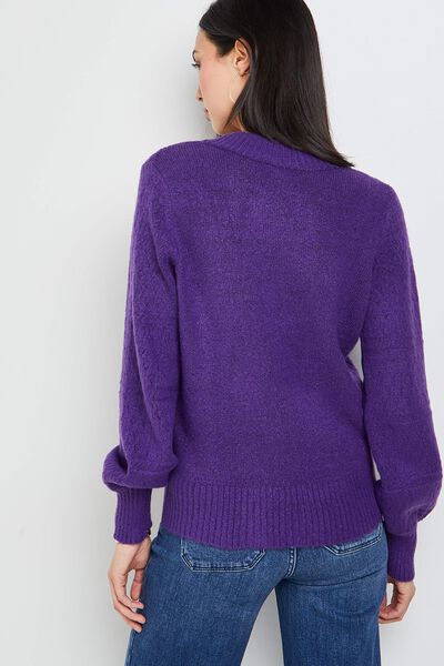 Gilet ajouré femme