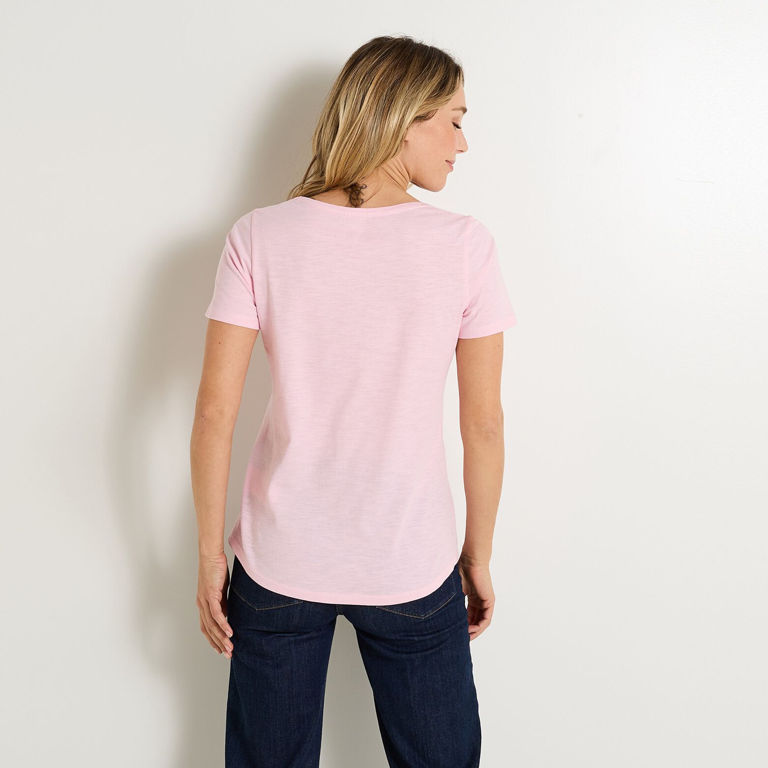 T-shirt col V femme