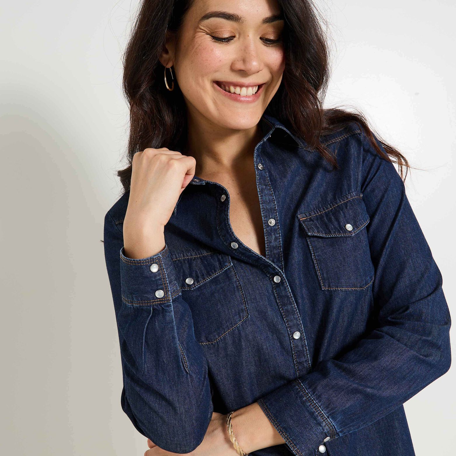 Chemise en jean femme