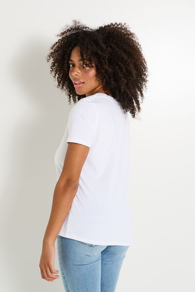 T-shirt col rond femme
