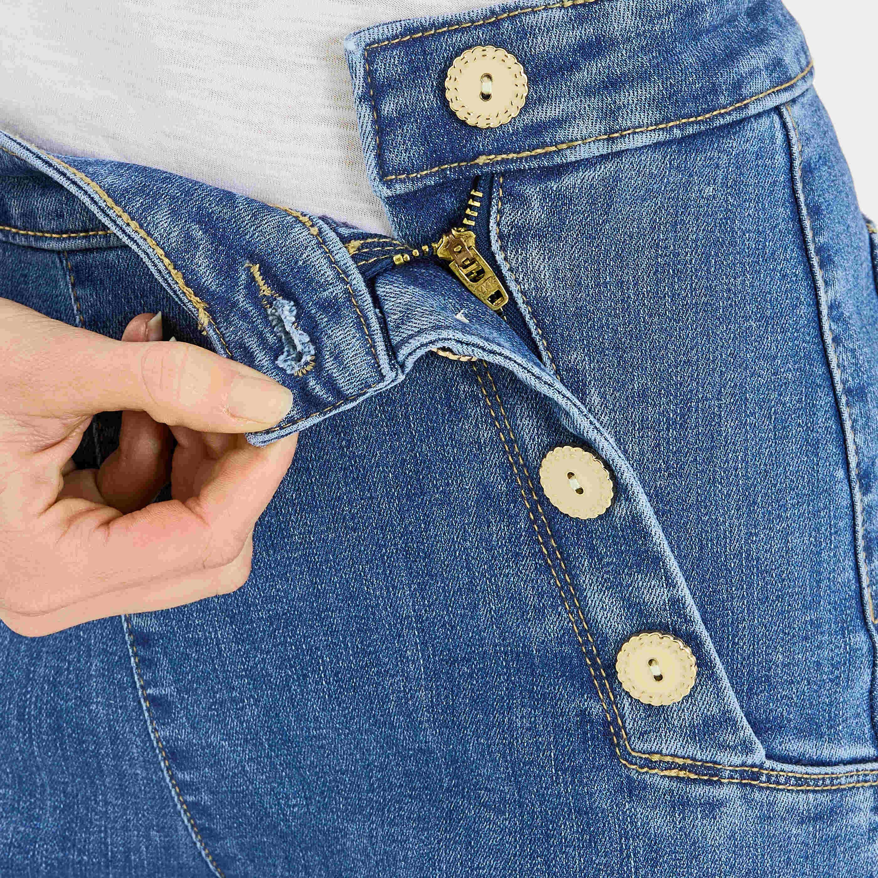 Jean flare POMPON F02 femme