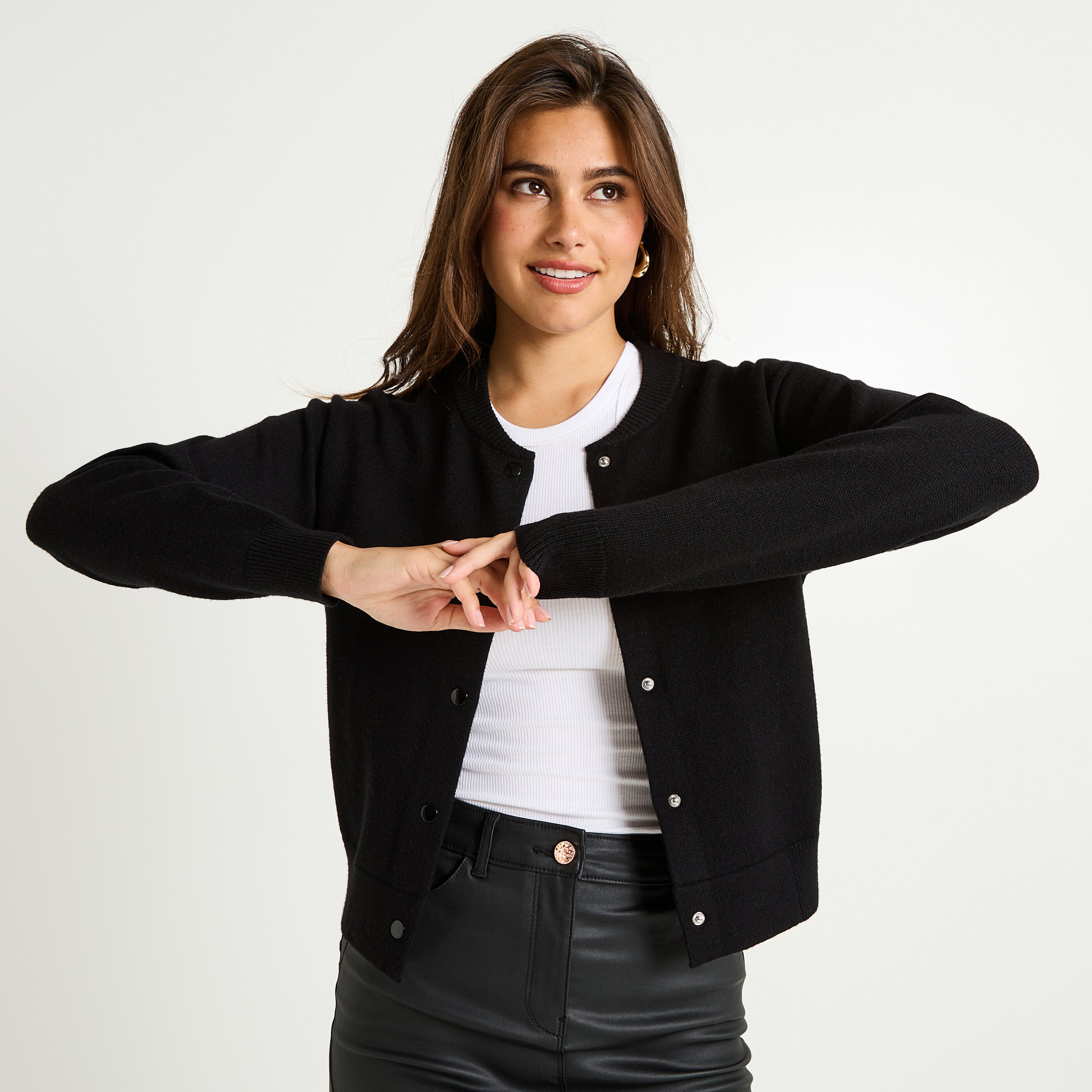 Gilet forme bomber femme