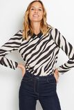T-shirt zebré femme