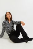 Chemise imprimée femme