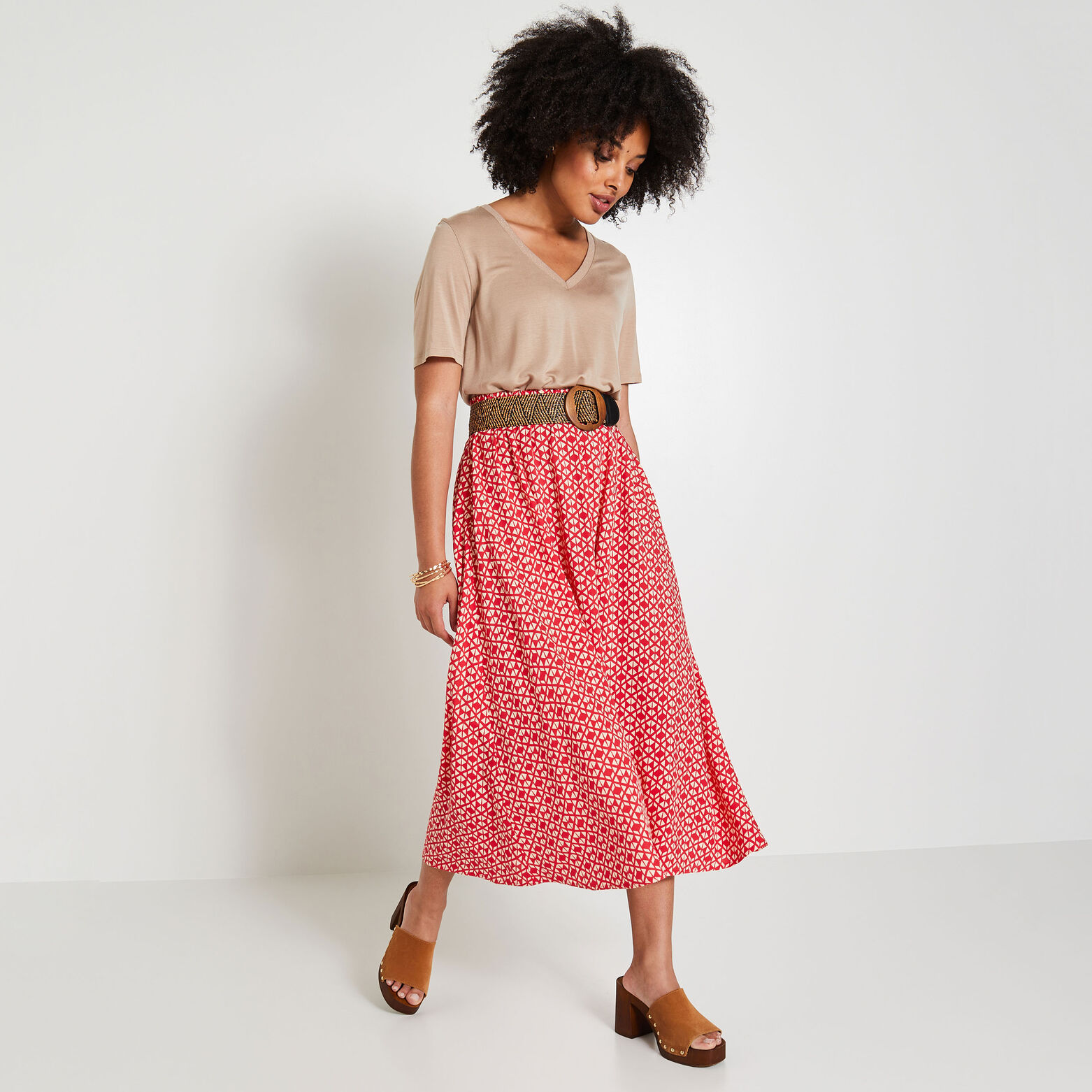 Jupe imprimée femme