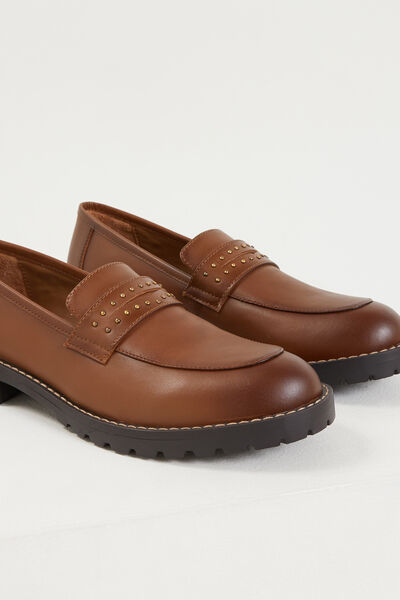 Moccassins en cuir femme