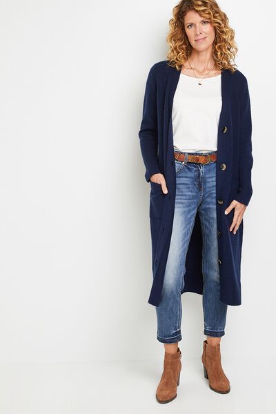 Gilet long femme