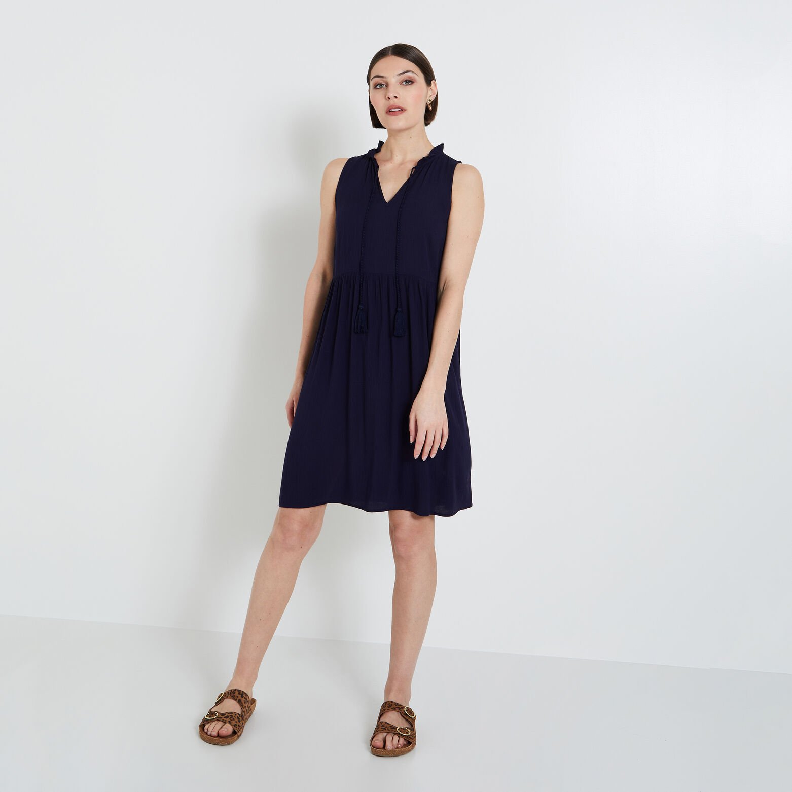Robe sans manches femme