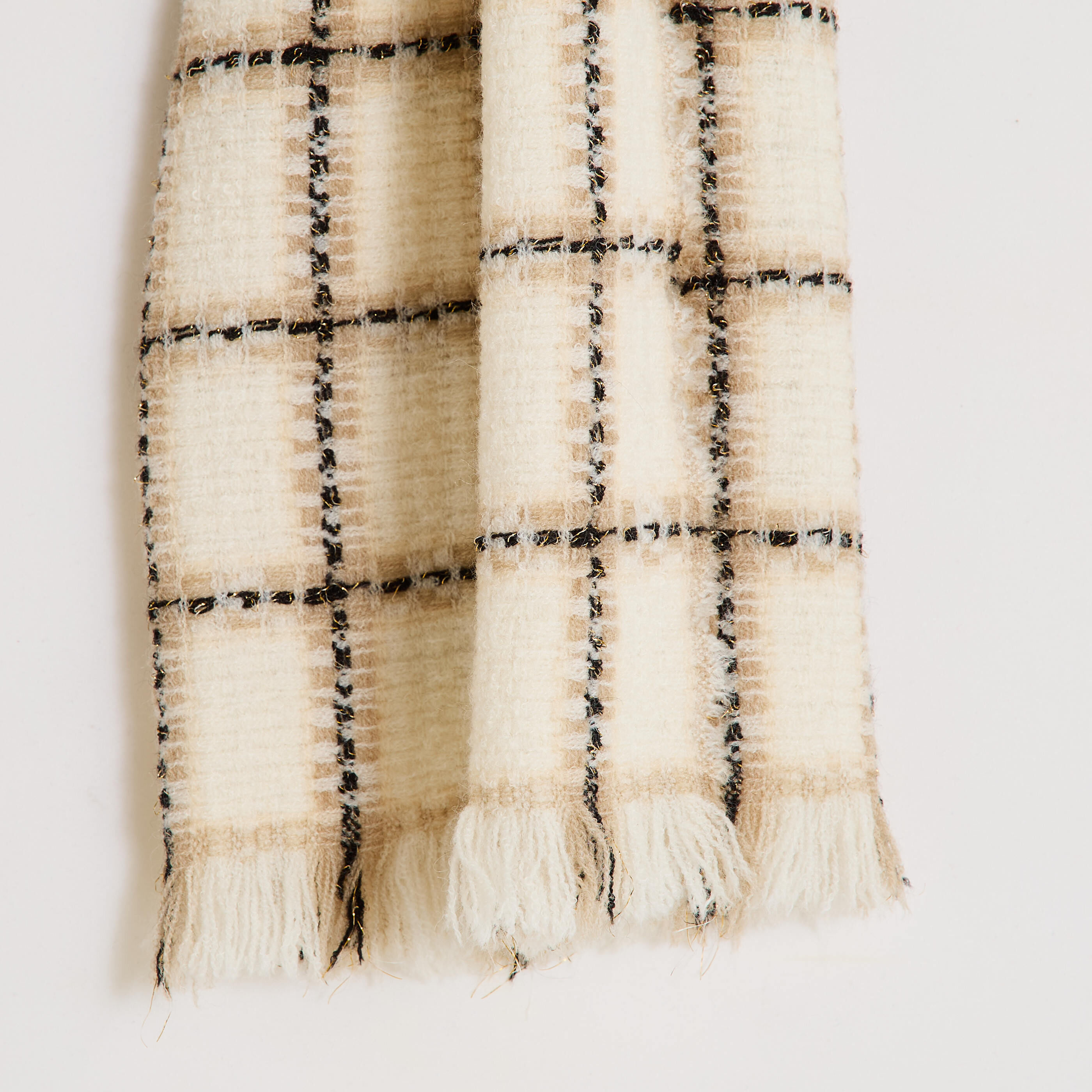 &Eacute;charpe &agrave; carreaux femme