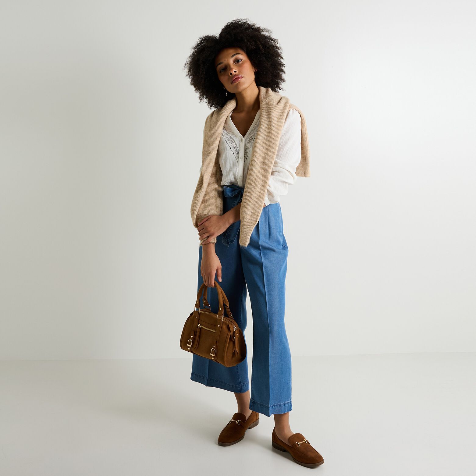Chemise en gaze de coton femme