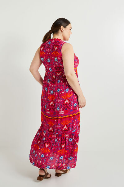 Robe longue imprimée