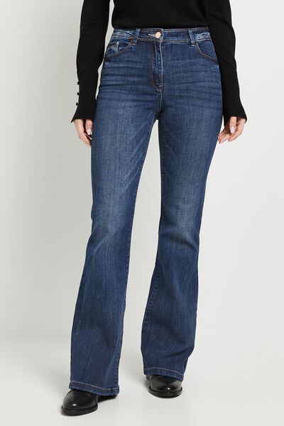Jean bootcut long BLING femme