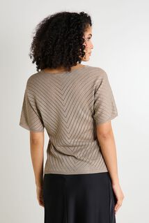 Pull manches courtes femme
