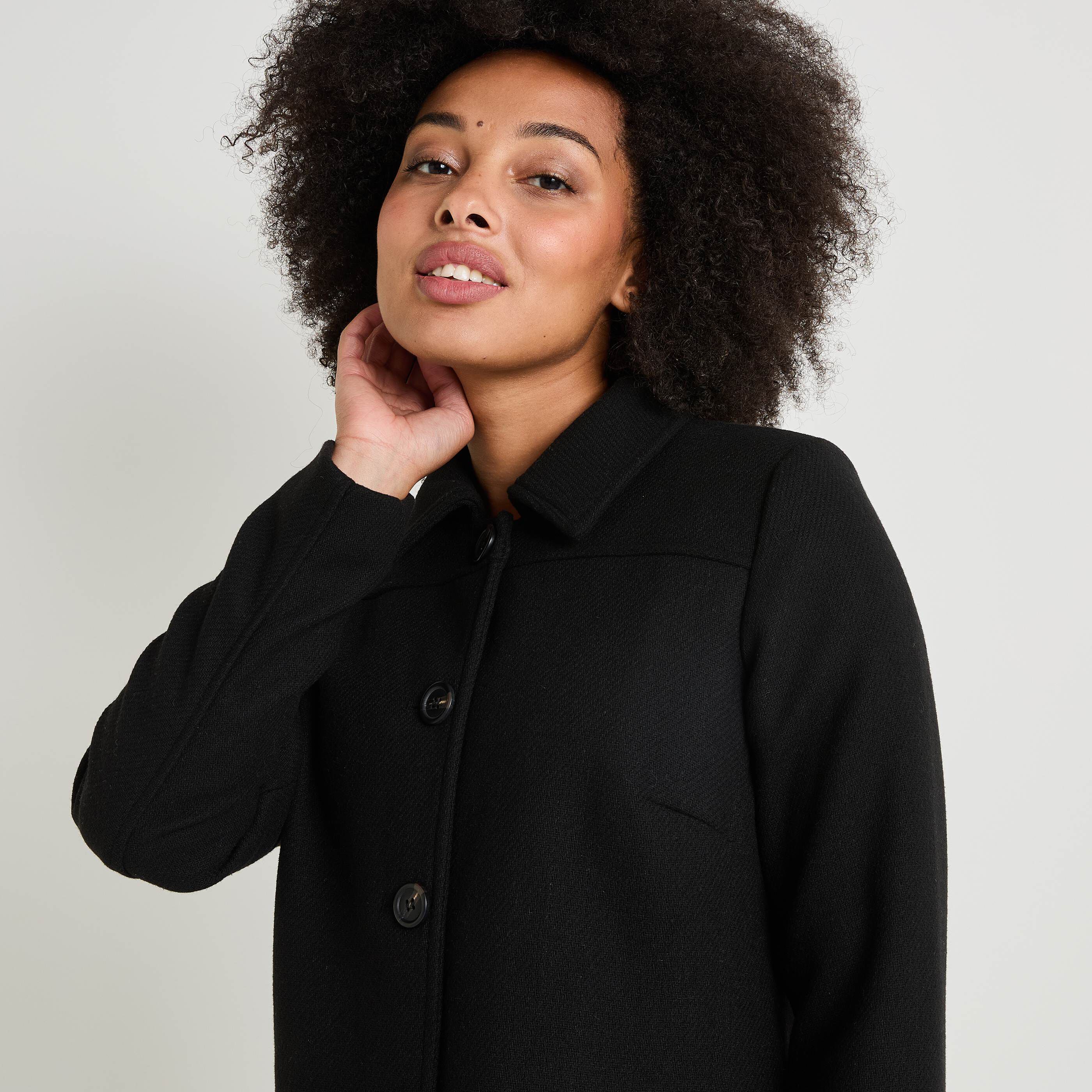 Manteau mi-long femme