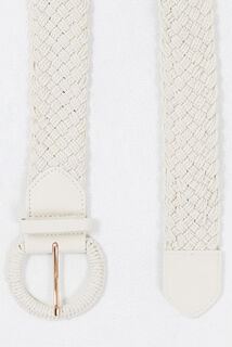 Ceinture tressée femme