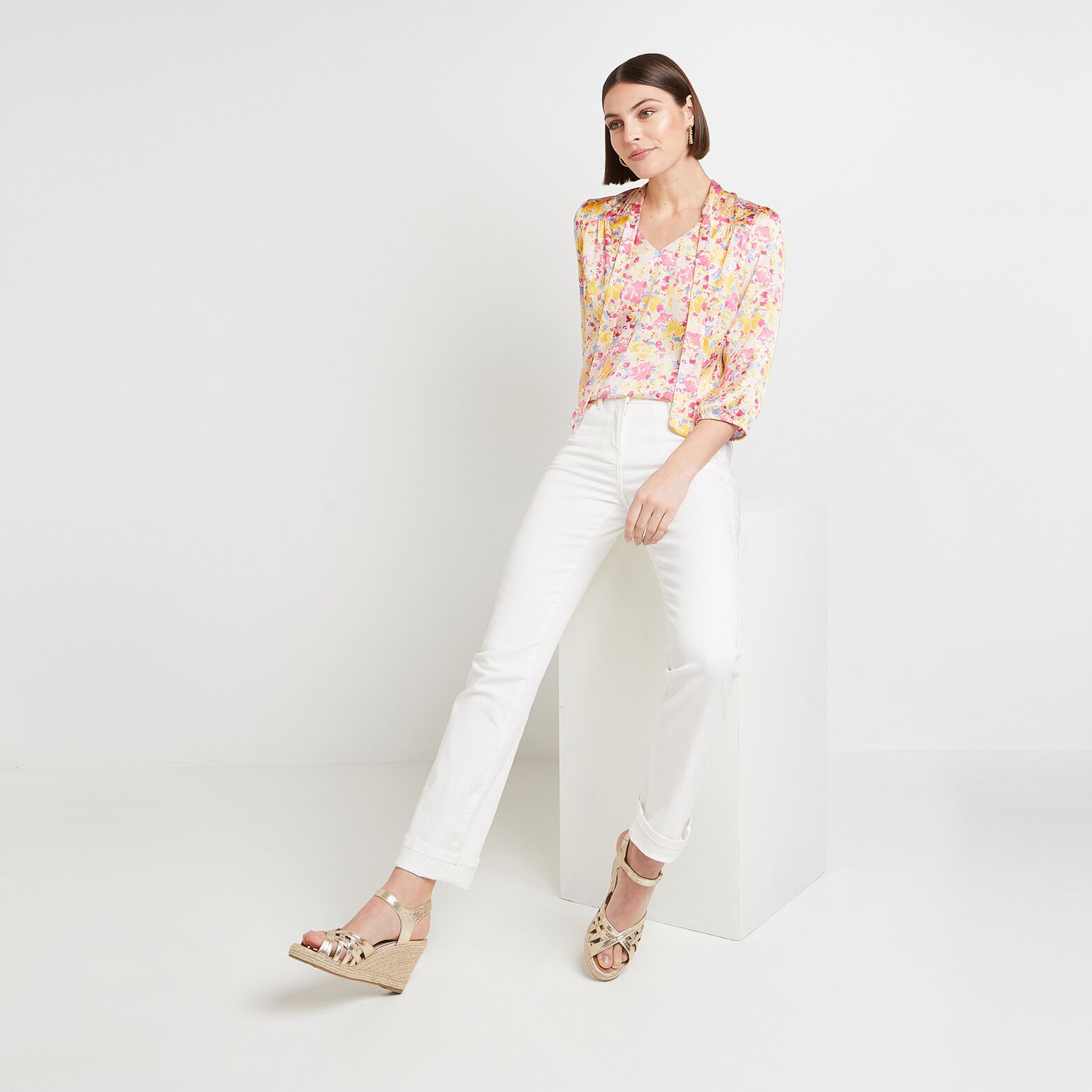 Blouse imprimée femme