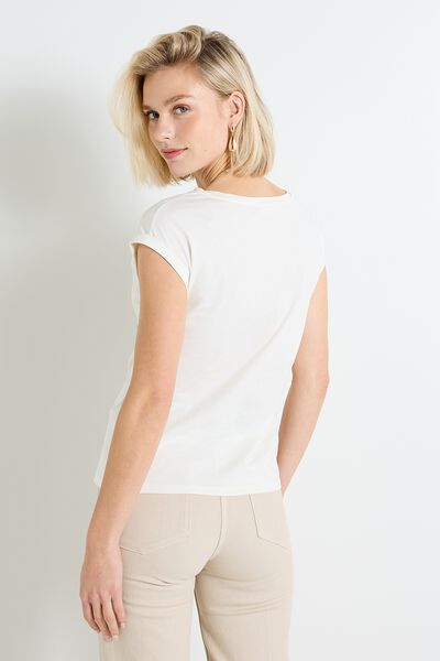 T-shirt col rond femme