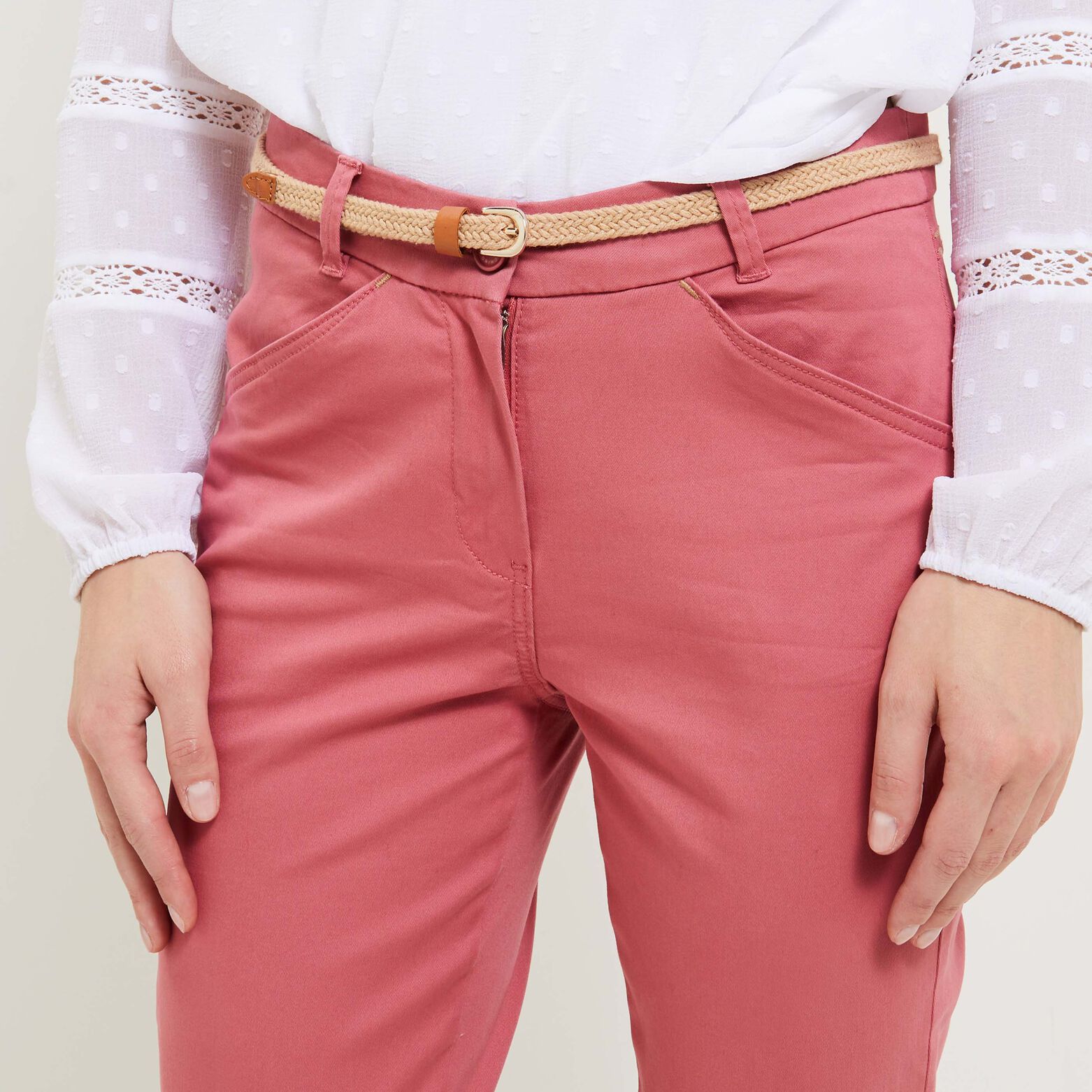 Pantalon chino femme