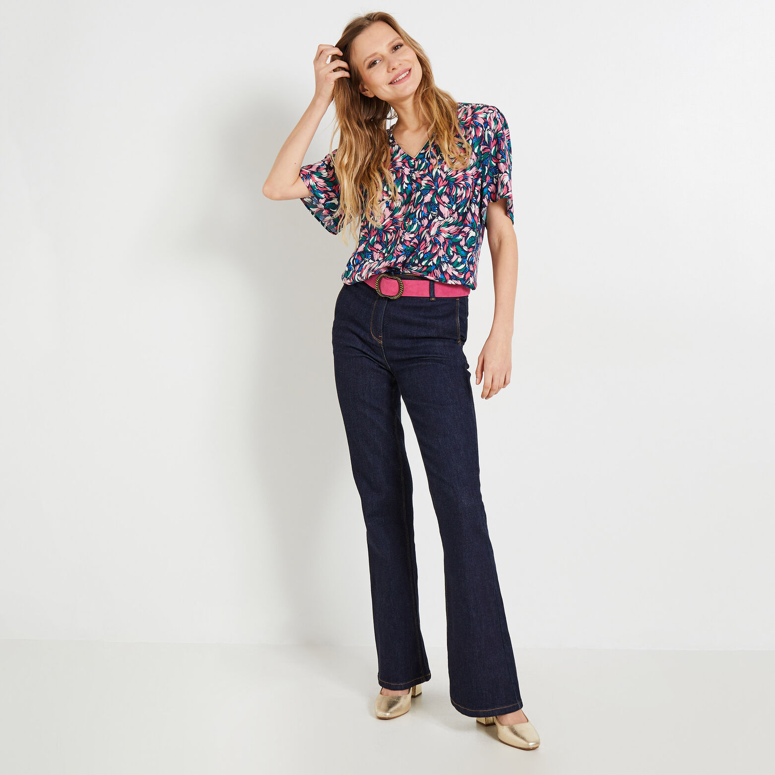 Blouse imprimée femme
