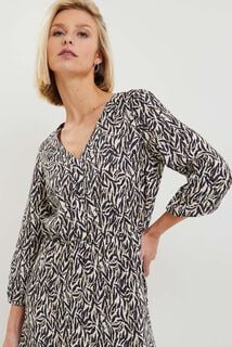 Robe longue imprimée femme