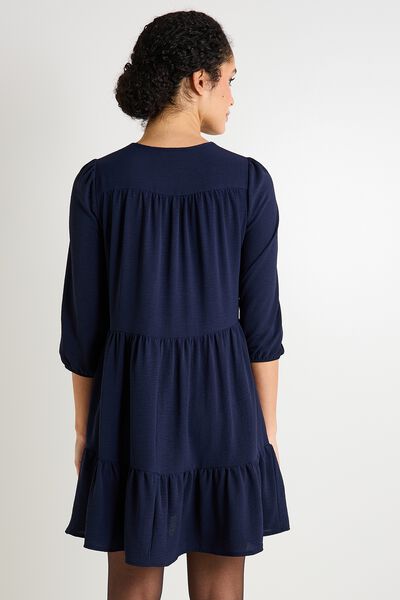 Robe col rond femme