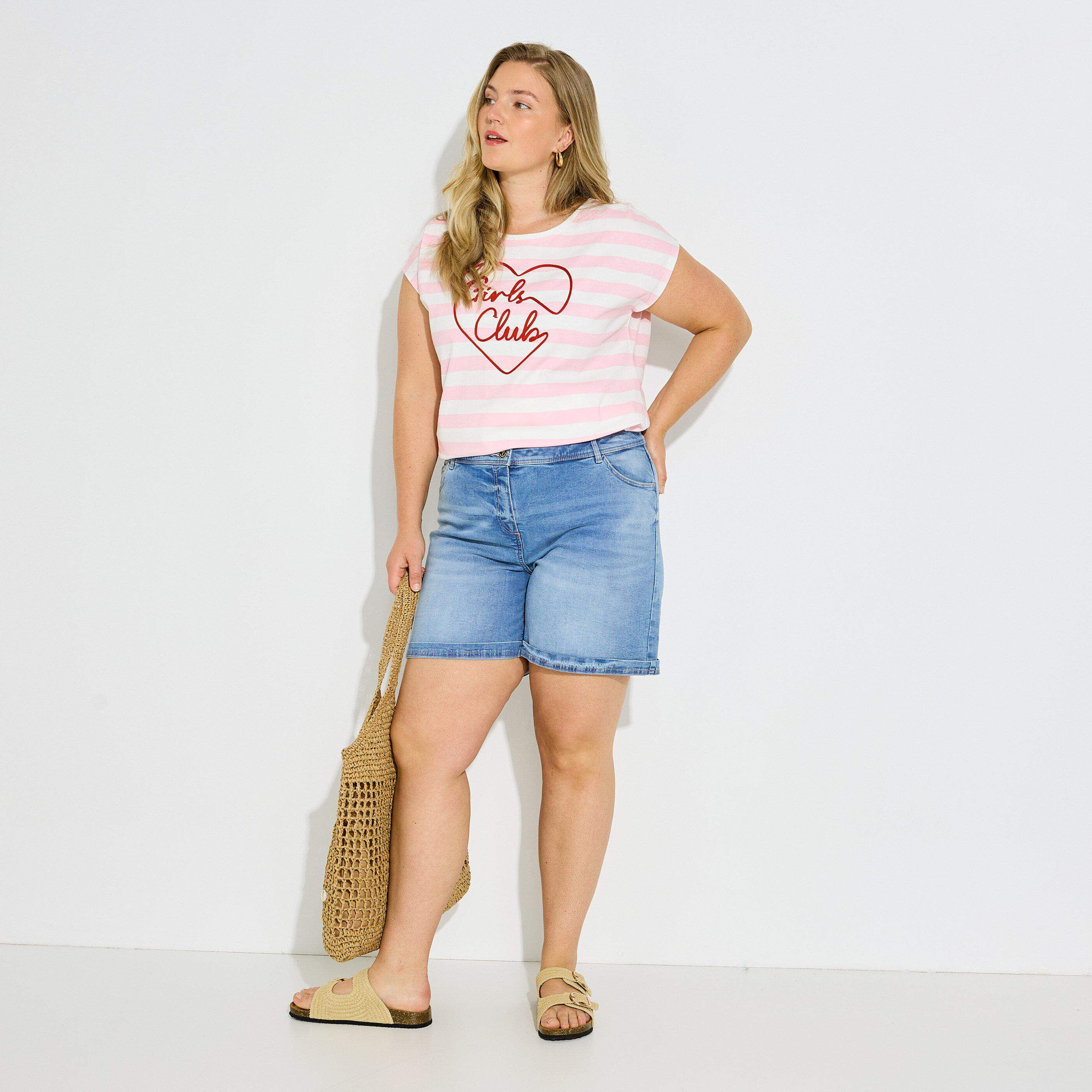 Short en jean femme