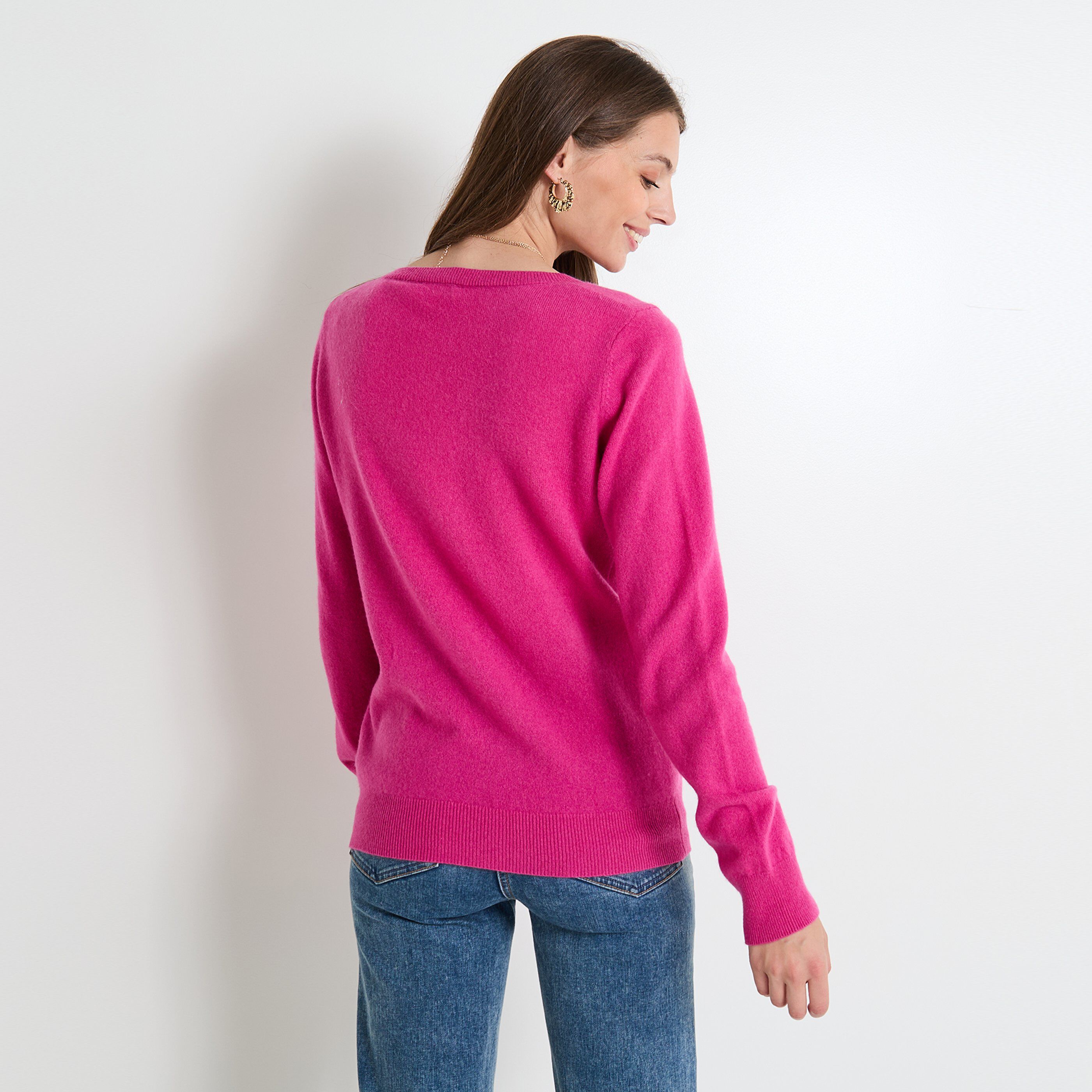 Pull laine et cachemire femme