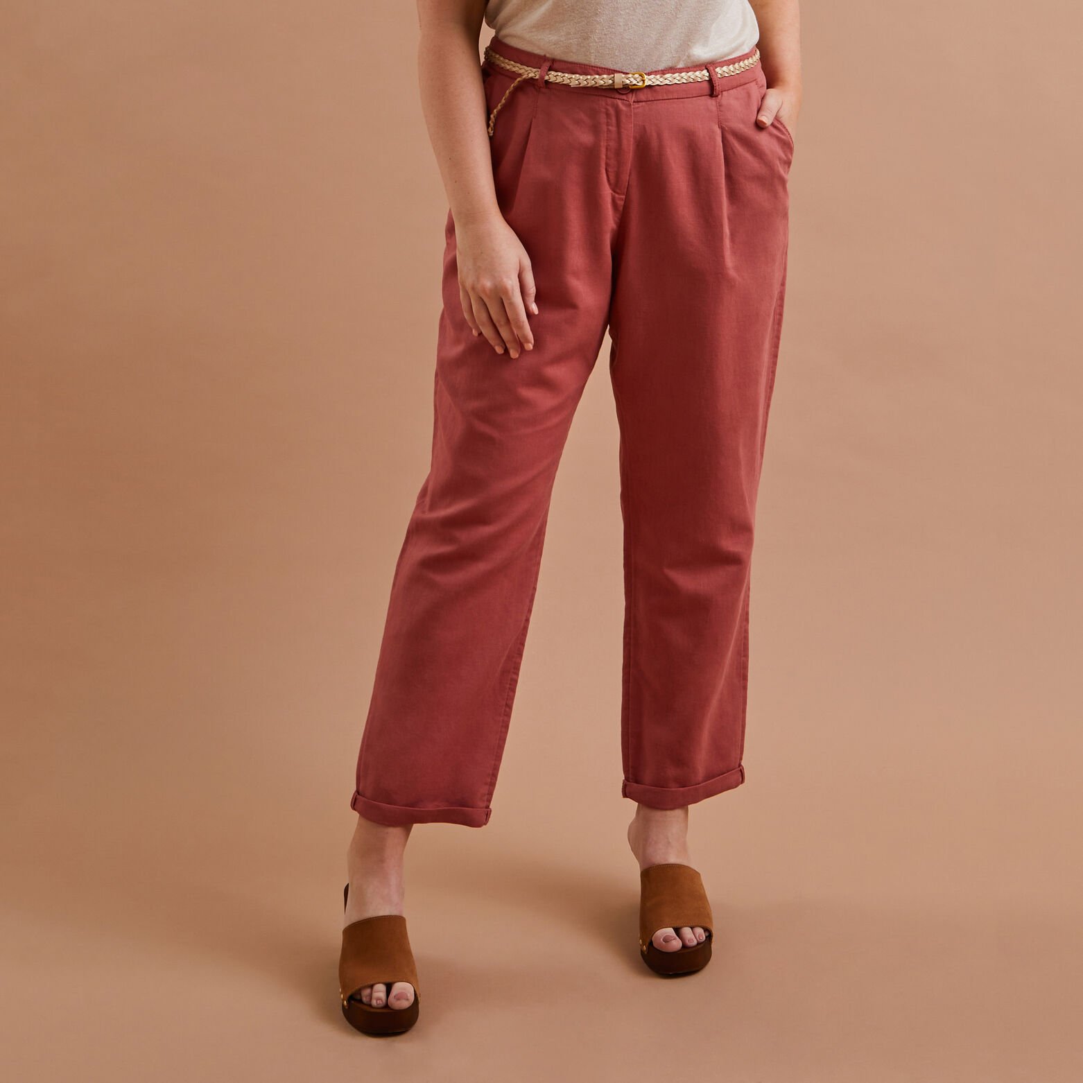 Pantalon chino femme