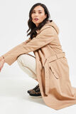 Trench long femme