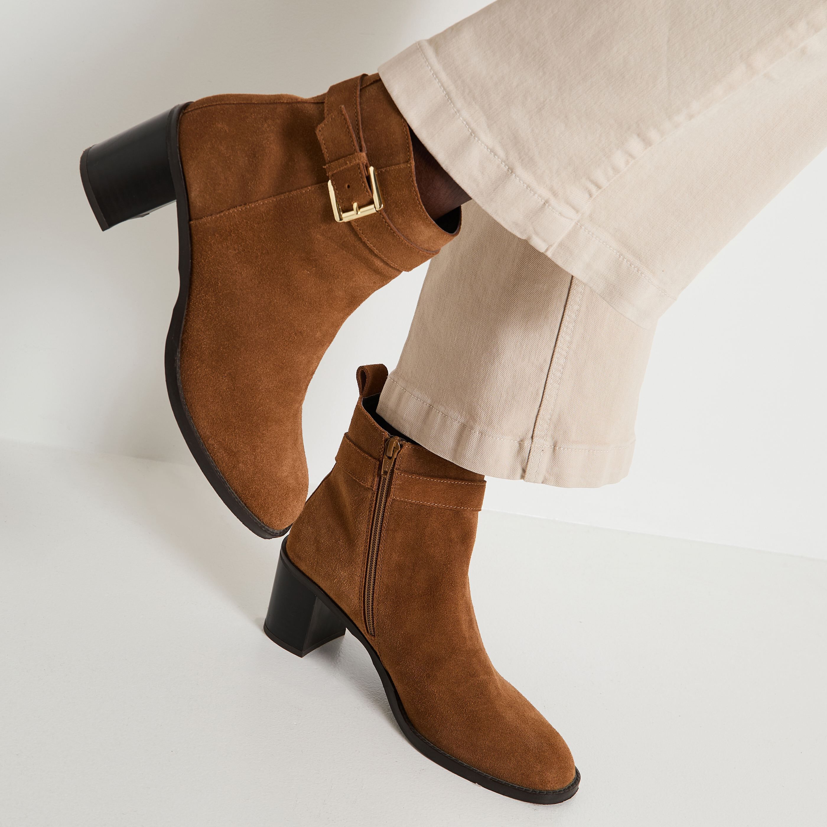 Bottines talon haut femme