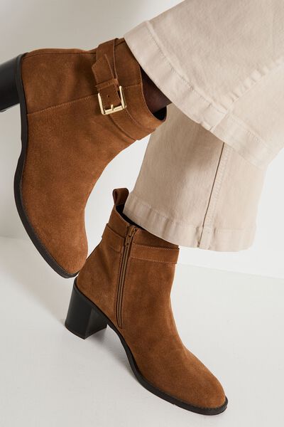 Bottines talon haut femme