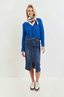 Pull ajouré femme