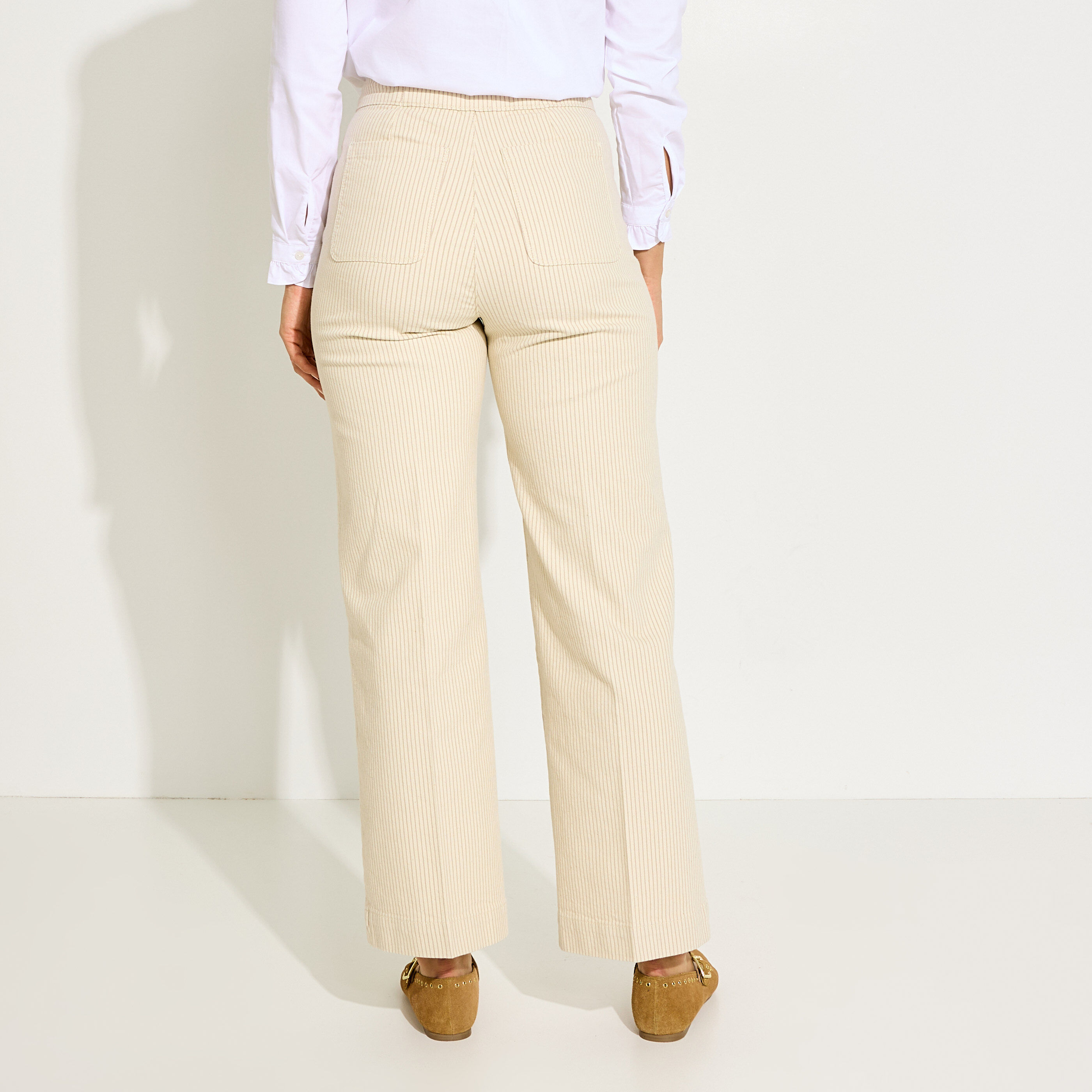 Jean flare &agrave; pont F02 femme